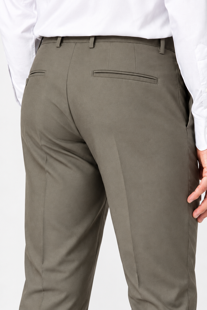 PANTALÓN TRAJE VERDE OLIVA
