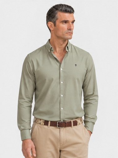 CAMISA OXFORD VERDE