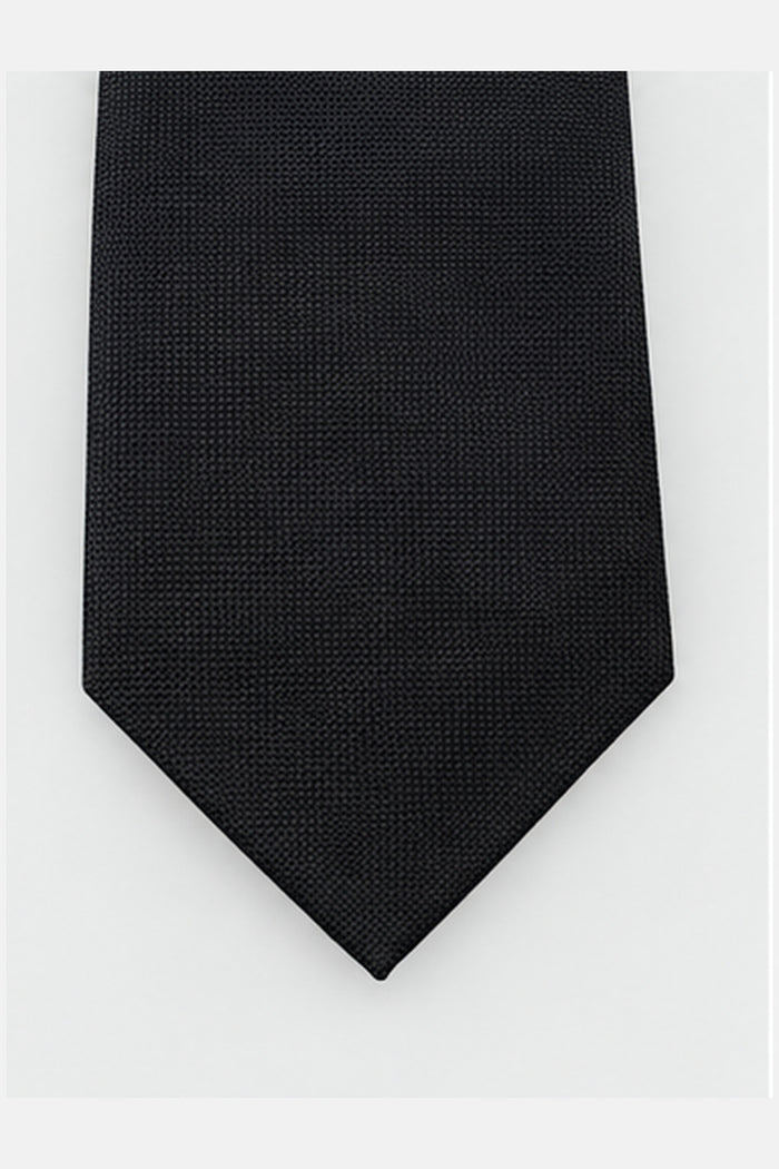 CORBATA BÁSICA CUADRILLÉ NEGRA
