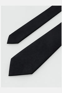 CORBATA BÁSICA CUADRILLÉ NEGRA