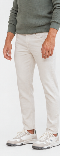 HOSE 5 TASCHEN SLIM BEIGE