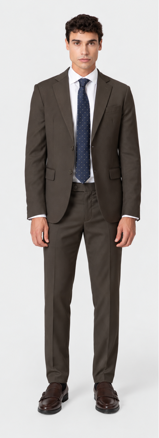 PANTALÓN DE TRAJE KAKI
